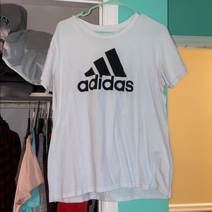 Adidas white tshirt